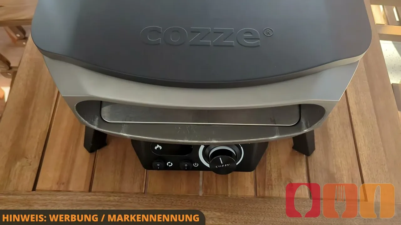 Der elektrische cozze 13" Premium Rotate Pizzaofen eignet sich für den Einsatz in der Außenküche sowie auf der Terrasse.