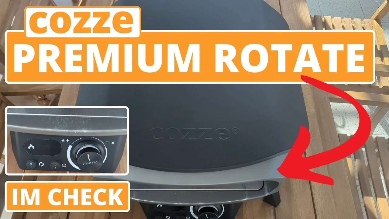 Video: cozze 13" Premium Rotate Pizzaofen Elektrisch
