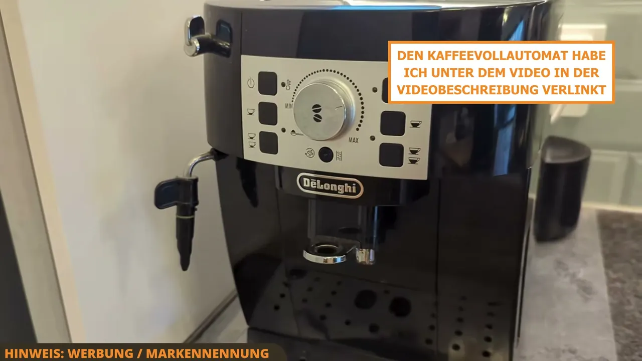 Ich finde das Volumen des 250-Gramm-Bohnenbehälters absolut ausreichend für mehrere Tage Kaffeegenuss.