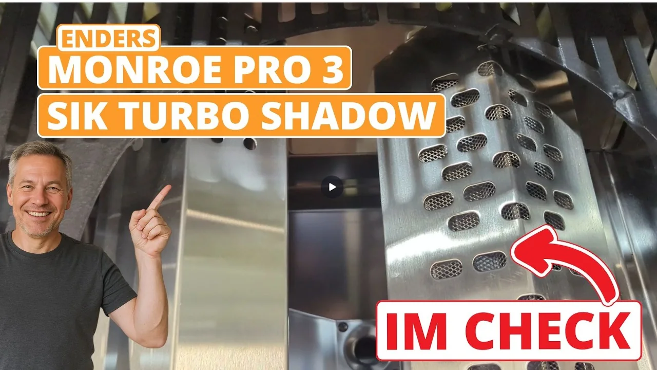 Video: Enders Gasgrill MONROE PRO 3 SIK TURBO SHADOW
