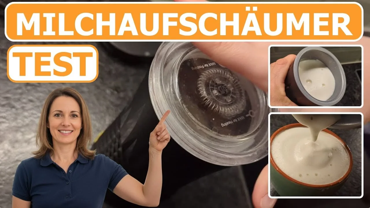 Video: HAPPHOOH Milchaufschäumer