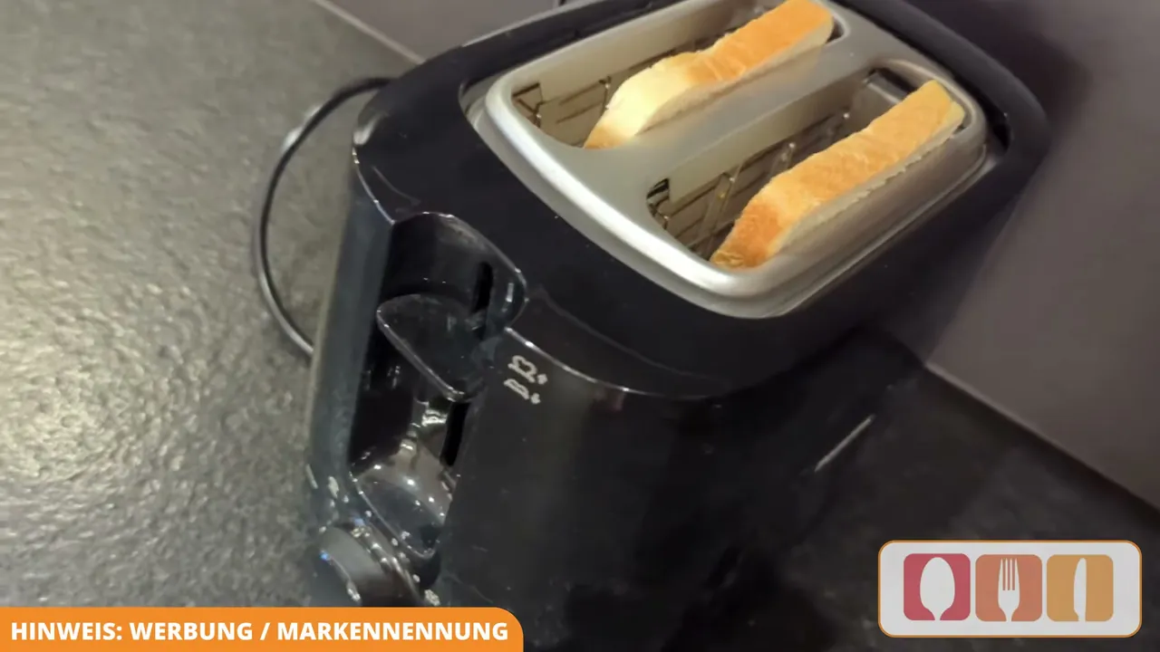 Ich finde es klasse, dass selbst extra große Sandwich-Toasts problemlos in die beiden Schlitze passen.