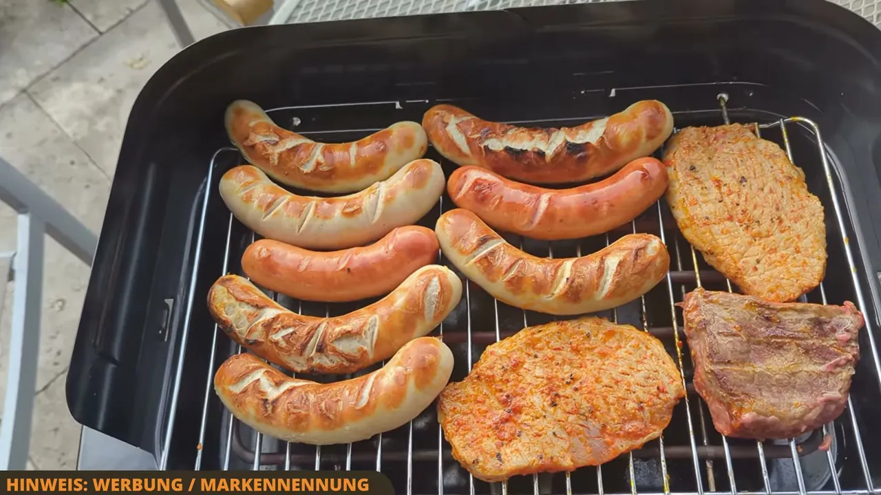 Meiner Meinung nach reicht die Grillfläche für vier bis sechs Personen vollkommen aus, um schnell leckeres Grillgut zuzubereiten.