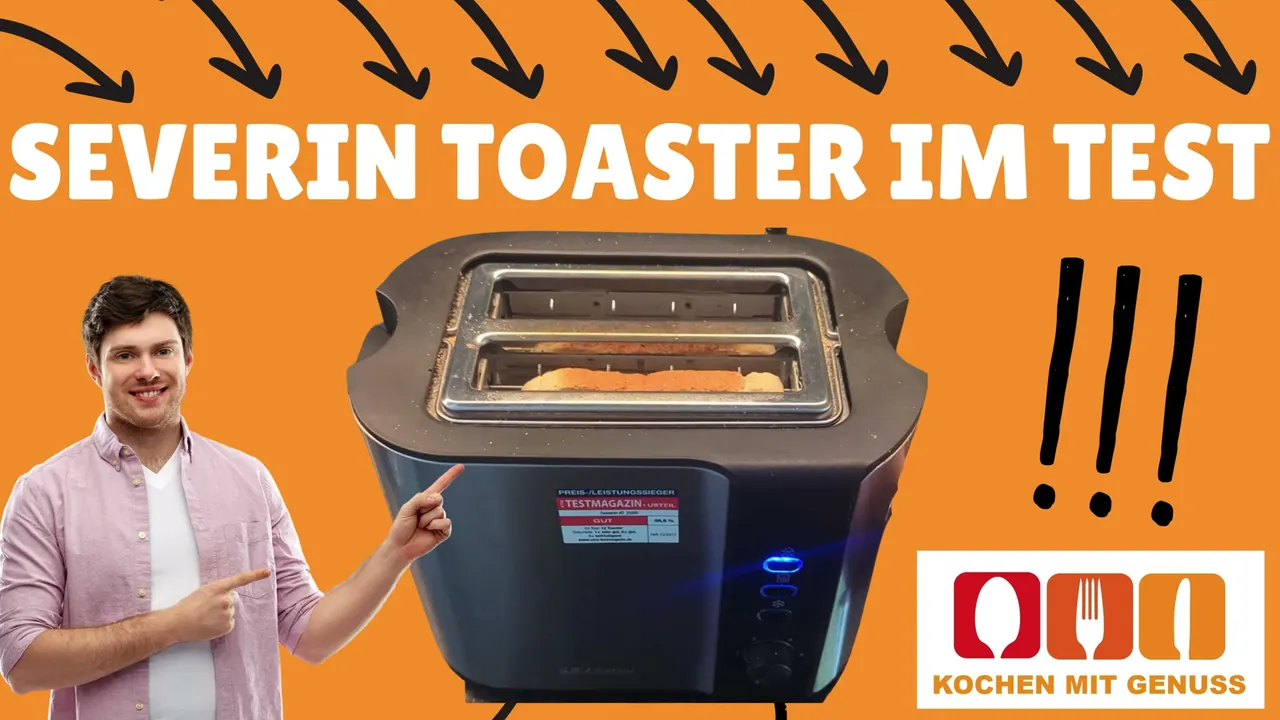Meiner Meinung nach macht der Severin Toaster mit seinem schicken Edelstahl-Design und den 800 Watt Leistung eine richtig gute Figur.