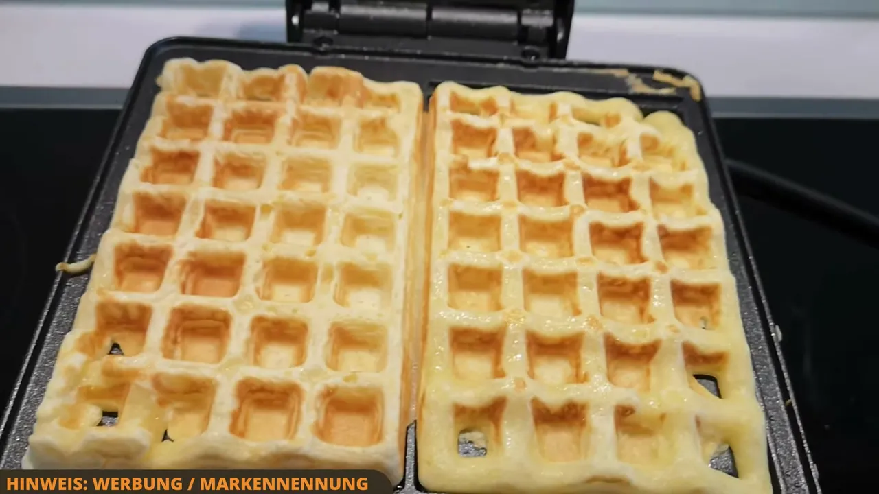 In meinem Test bräunen die dicken belgischen Waffeln dank der 1400 Watt Leistung erstaunlich gleichmäßig.