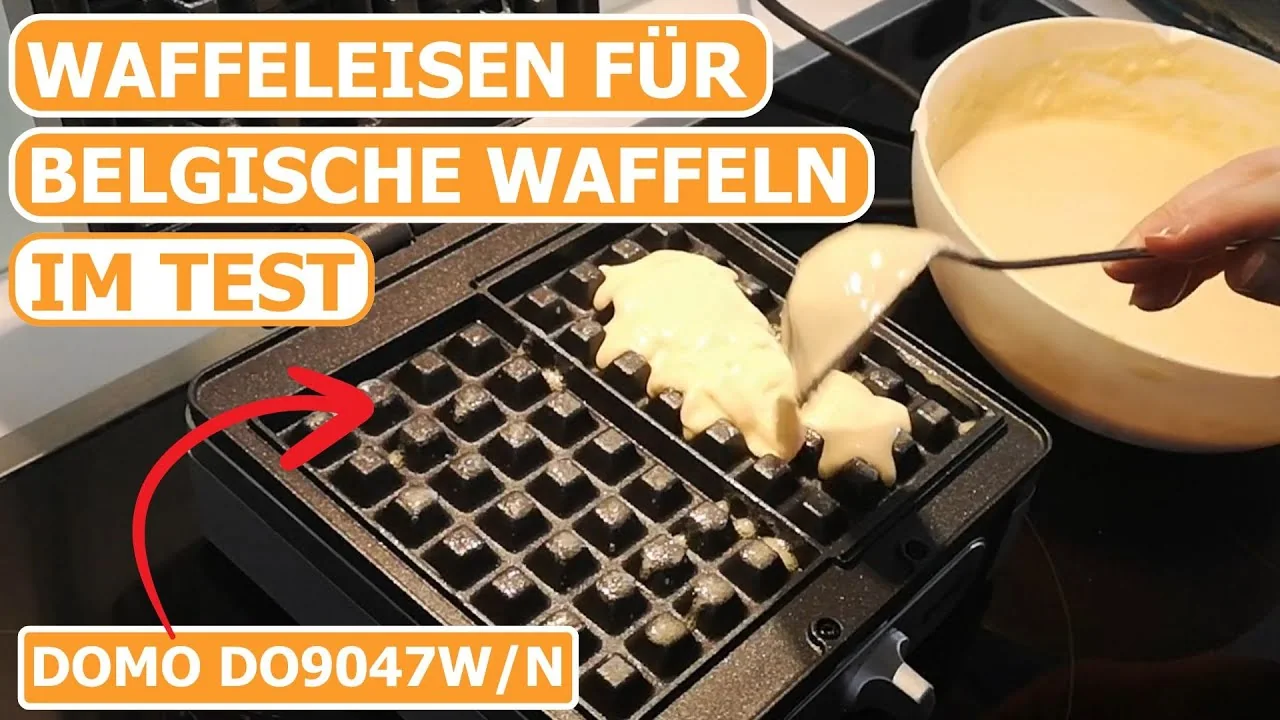 Video: DOMO DO9047W/N Waffeleisen