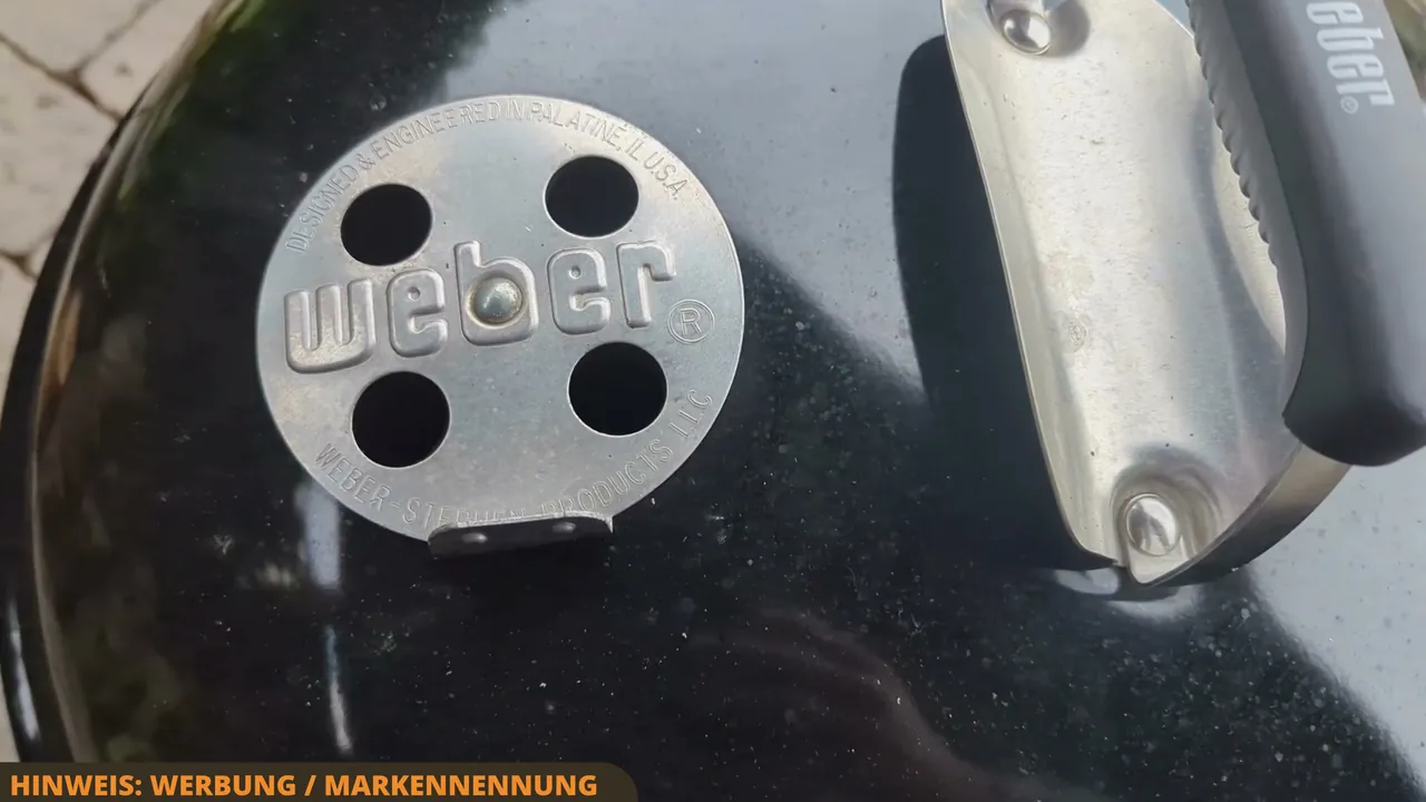 Den Lüftungsschieber aus Aluminium finde ich ideal, um den Luftstrom und damit die Hitze ganz genau zu regulieren.