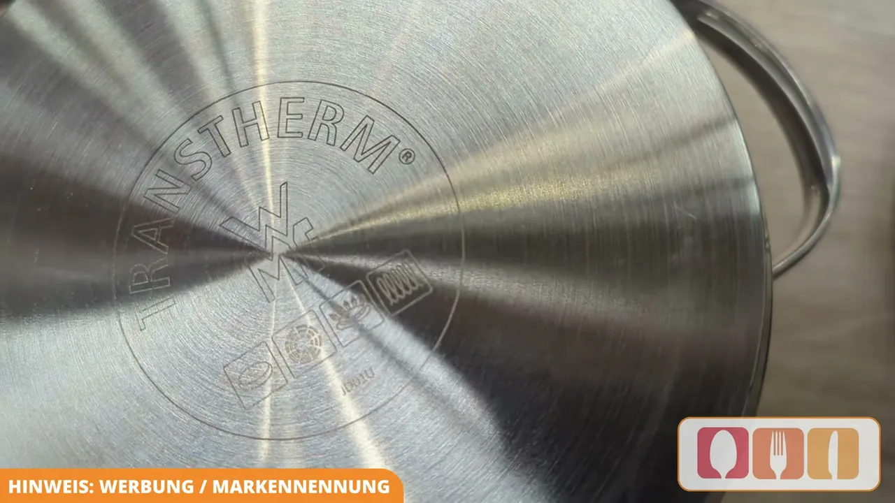 Der TransTherm-Allherdboden sorgt für eine gleichmäßige Wärmeverteilung und eignet sich für Induktion sowie alle gängigen Herdarten.