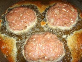 Burger Patties fettfrei