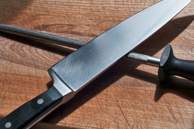 Messer schärfen Wetzstahl