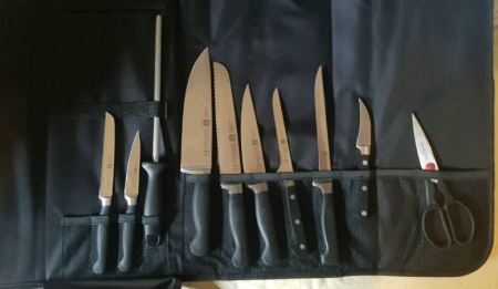 Messerset azubi lehrlinge in tasche