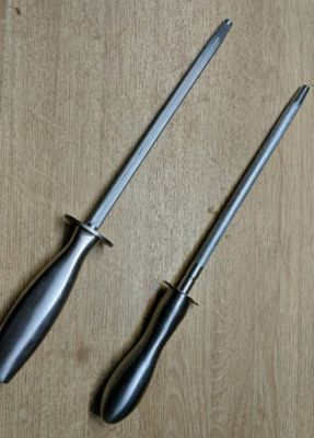 Wetzstahl Test schleifen