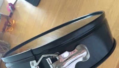 Backform mit Glasboden