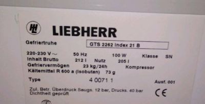 gefriertruhe test liebherr