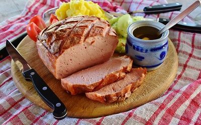 Leberkaese nach dem Auftauen
