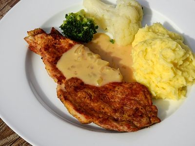 Zubereitung von Kartoffelbrei nach dem Auftauen (1)