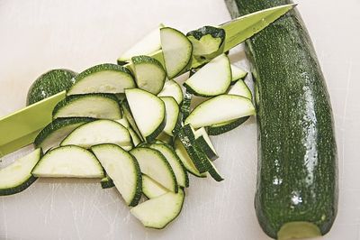 Zucchinis nach dem Auftauen