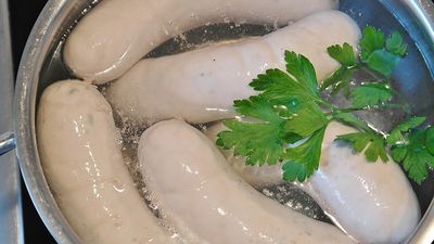 Weisswurst nach dem Auftauen (1)