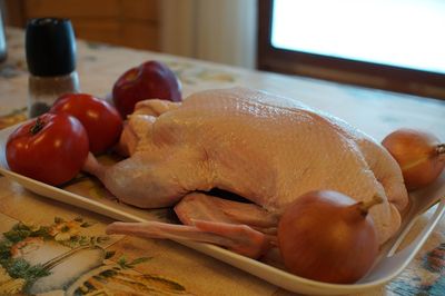 gefrorene Ente wuerzen