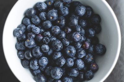 Blaubeeren nach dem Auftauen