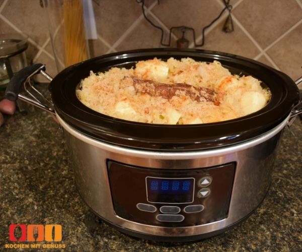 Slow Cooker fertiges Essen aufwaermen