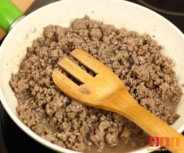 Hackfleisch anbraten