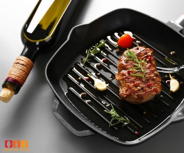 Steak anbraten