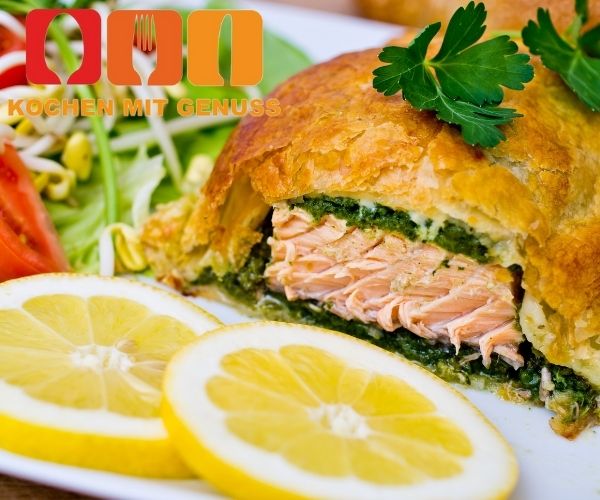 Beilagen zu Lachs im Blaetterteig