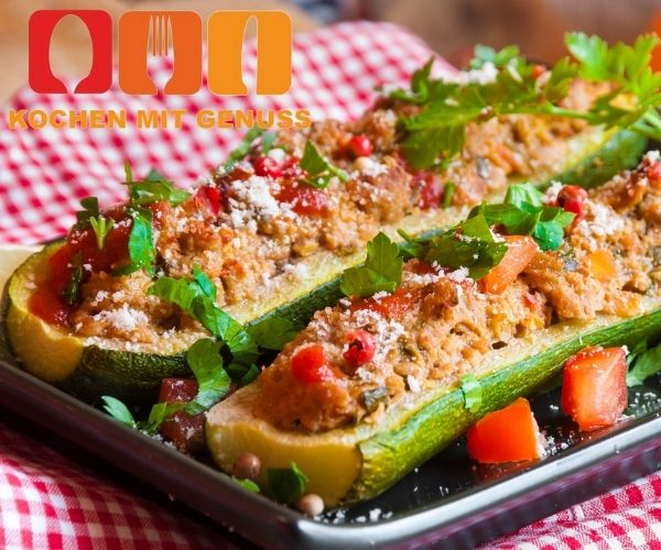 Gefuellte-Zucchini Beilagen