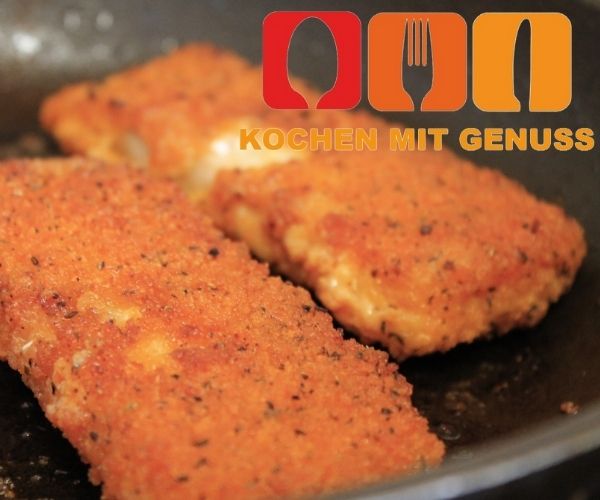 gefrorene Fisch panieren