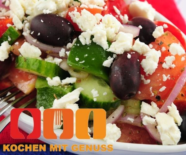 griechischer Salat Low Carb