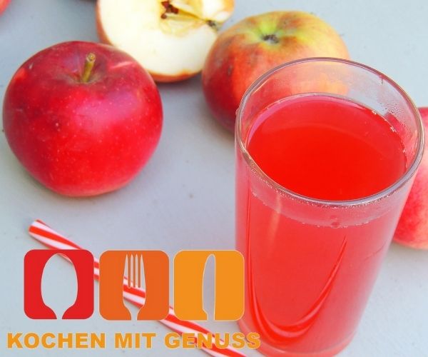 Apfelkompott nach dem Auftauen