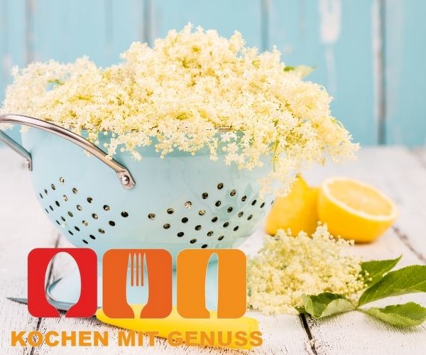 Holunderblueten nach dem Auftauen
