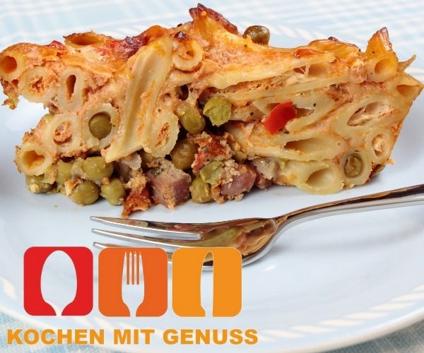 Nudelauflauf nach dem Auftauen
