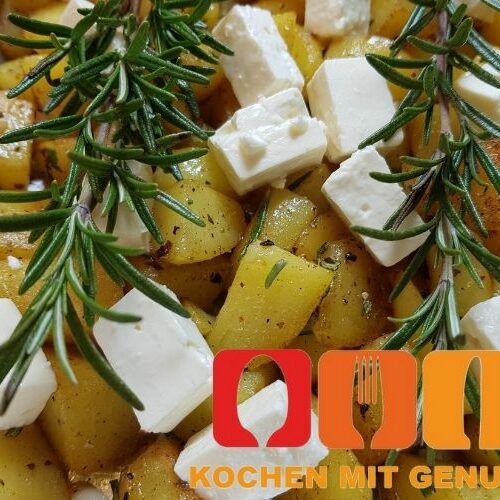 Rosmarin Kartoffeln in der Pfanne