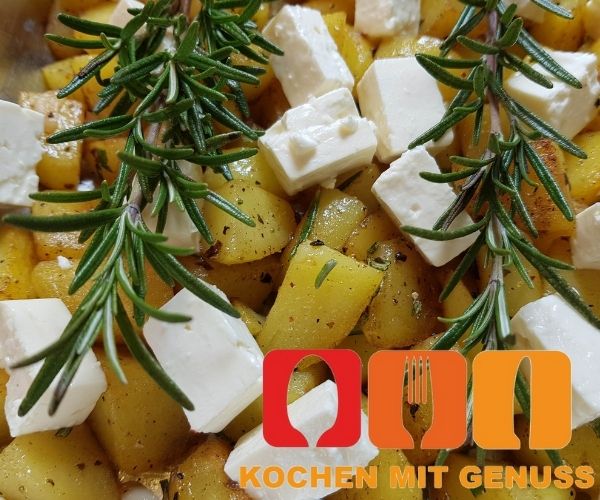 Rosmarin Kartoffeln in der Pfanne