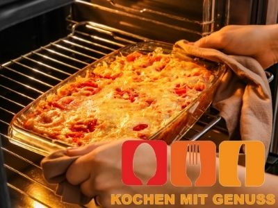 Auflauf mit Umluft oder Ober-/Unterhitze backen
