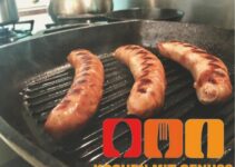 Bratwurst in der Pfanne knusprig