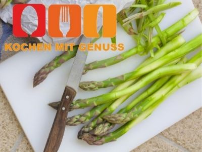 Gruener Spargel schaelen oder nicht