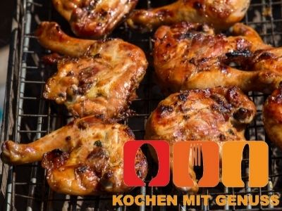 Haehnchenkeulen auf dem Grill