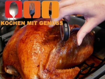 Kerntemperatur bei Pute messen