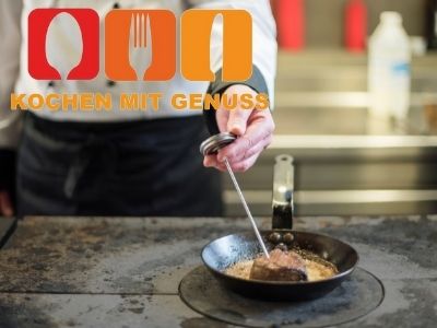 Kerntemperatur bei Rehruecken messen