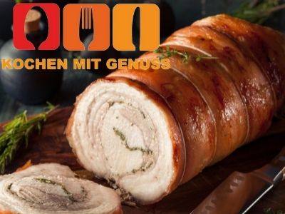 Rollbraten im Ofen