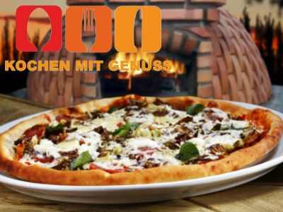 Pizza aufwaermen im Backofen