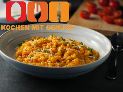 Resteverwertung fuer gegartes Risotto