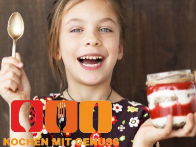 Dessert fuer Kinder zu Silvester