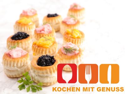 Fingerfood weihnachtliches Buffet