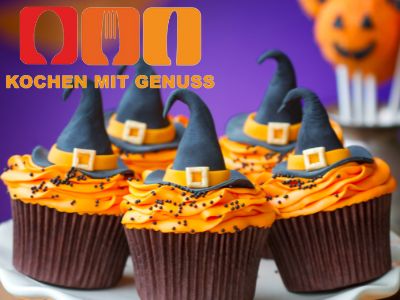 Gesunde Kekse fuer Halloween