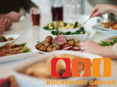 Warmes Essen fuer 20 Personen