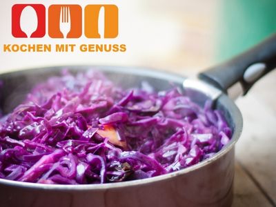 Geschmack von Rotkohl beim Aufwaermen